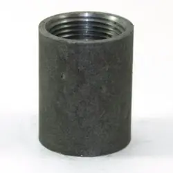 Ward Mfg 410S10 Tapped Straight Merchant Coupling Carbon Steel 1 in