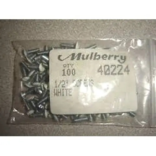 Mulberry 40224 Endura Slotted Standard Wallplate Screw 6-32 x 1/2 in L
