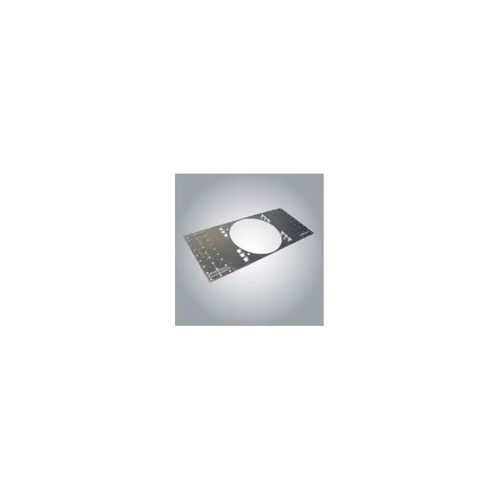 HoldRite HFPCD5 HydroFlame Pro Series Corrugated Metal Deck Plate for #5 Fire Stop Sleeve Metal or Plastic Pipe - #6 Hollow Sleeve