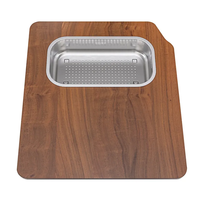 Franke OC2-45SP Franke 17.1-in. x 19.8-in. Solid Wood Cutting Board for Orca 2.0 OR2X110 Sink