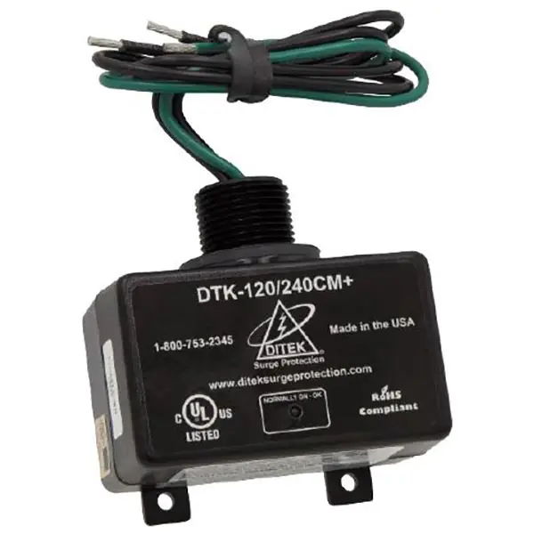 Global The Source DTK-120/240CM+ Multi-Purpose Surge Protector, Electrical Ratings: 120 to 240 V, 50/60 Hz, 100 kA Short Circuit