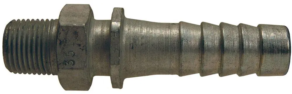Dixon Valve 3505 3/8 x 1/4 in. Zinc Hose Shank x Male NPT Steel Nipple