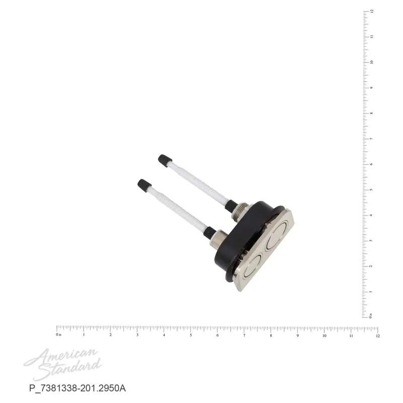 DXV 7381338-201.2950A Dual Flush Push Button in Brushed Nickel