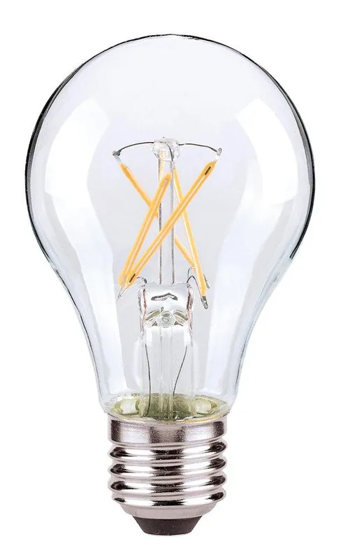 SATCO S8616 7W A19 LED Bulb Medium E-26 Base 2700 Kelvin 360 Degree Dimmable 120V