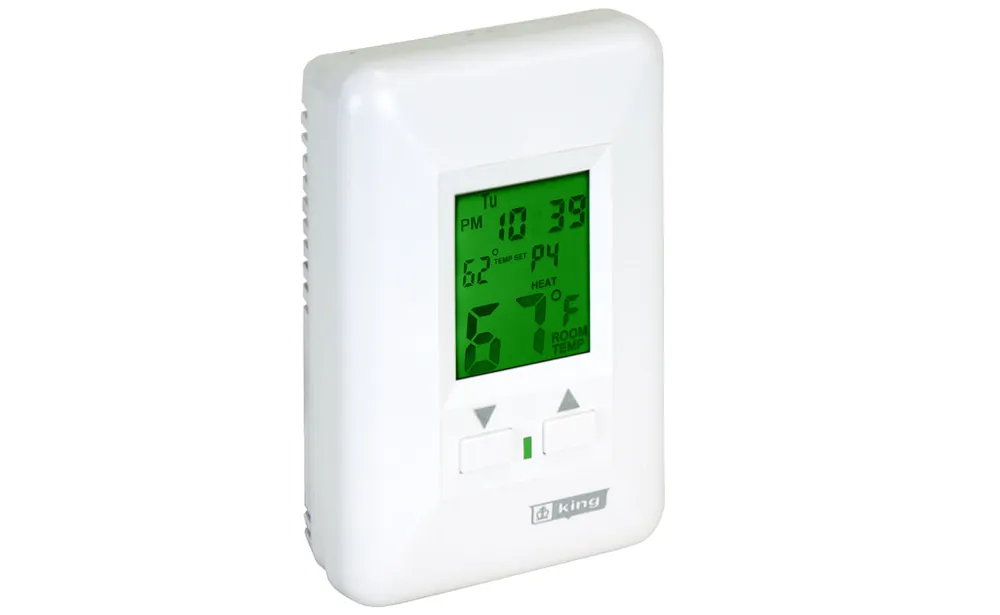 King Electric HWP120 - 7-Day Programmable Hydronic Independent Electronic Thermostat - 120V - 12.5 Amp