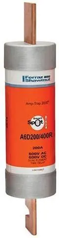 Mersen - Ferraz Shawmut A6D200/400R RK1 Time Delay Fuse