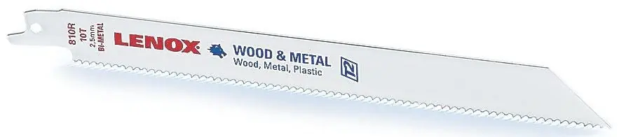 Lenox 20581S810R 8 10T Reciprocating Blade