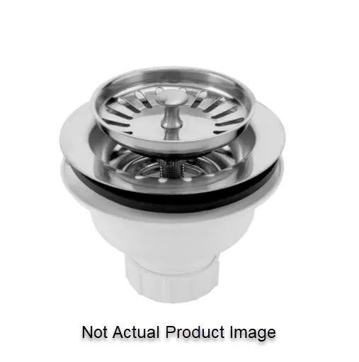 Jaclo 2807-PEW Adjustable Lutz Sink Strainer 4-1/2 in Nominal 4-1/2 Dia in OAL