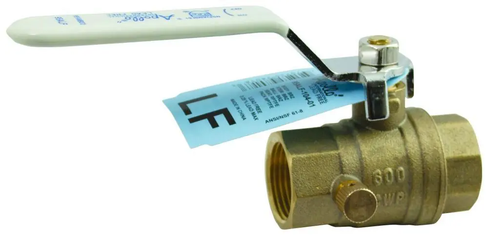 Apollo Valves 95ALF10401 95ALF Series 3/4 in. Brass Threaded Stop & Waste Valve A95ALF10401