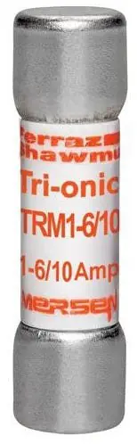 Mersen TRM1-6/10 250V 1 6/10A 1 1/2X13/32 MID T