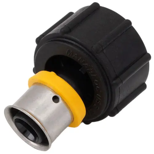 Viega 50262 PureFlow 50262 V5613.5 Sweep Adapter 1/2 in PEX Press x ManaBloc Port