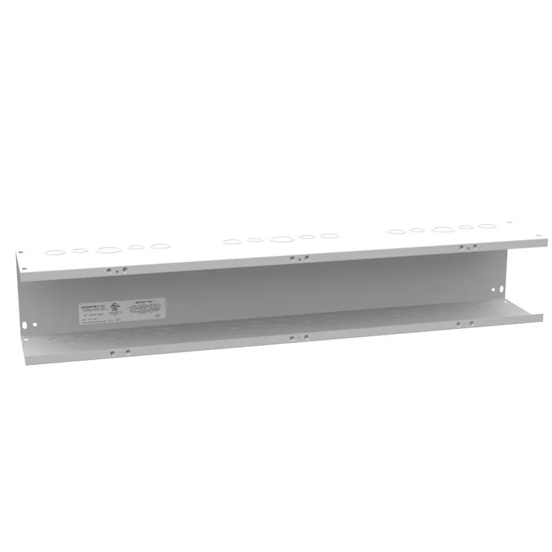 Milbank 6636-GSC1 6x36x6 Screw Cover Wireway Type 1 UL Listed Steel Knockouts ANSI 61 Gray