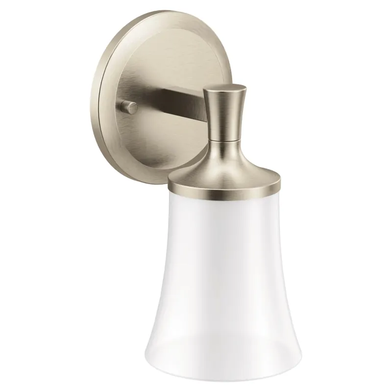 Moen YB0361BN Flara 1-Light Brushed Nickel Vanity Light