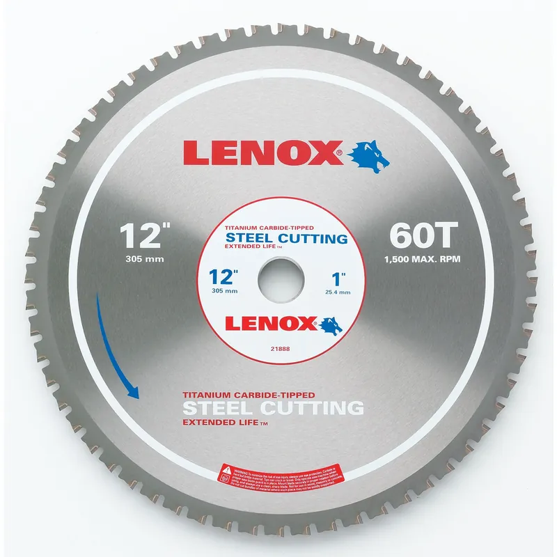 Lenox 21888ST120060CT Circular Saw Blade 12 Inch 60 Teeth Steel