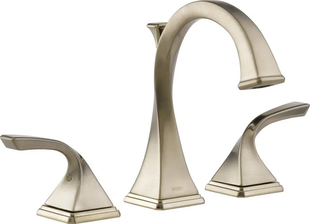 Brizo 65330LF-BN-ECO Virage Two Handle Widespread Bathroom Sink Faucet 1.2 GPM