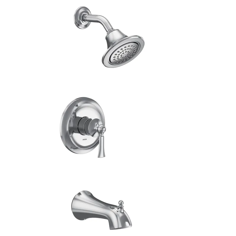 Moen UT24503EP Wynford M-CORE 2-Series Eco Performance 1-Handle Tub and Shower Trim Kit in Chrome
