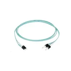 Corning 050502T5120005M Fiber Optic Jumper Two Fiber OM3 Multimode 5 Meter