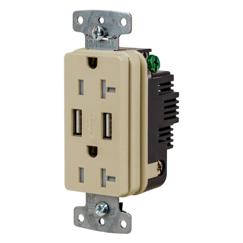 Hubbell Wiring USB20AI HWS USB20AI 3W 20A Receptacle