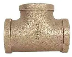 BRASS IMPORT FITTINGS 310-425NL TEE VALVE 2580