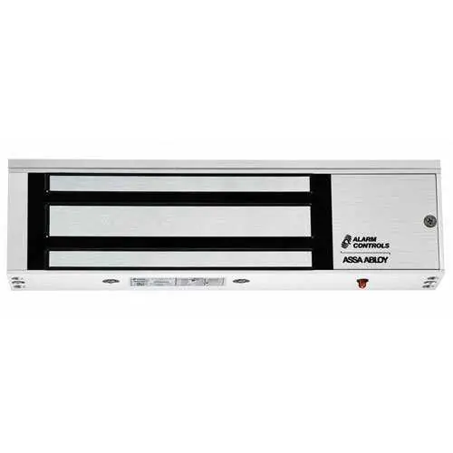 Alarm Controls 1200LB Single Door Magnetic Lock with LED Status Indicator, Bond Sensor and Door Status Sensor