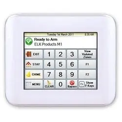 ELK ELK-M1KPNAV Navigator Touchscreen Keypad 3.5 diag. ELK-M1KPNAV