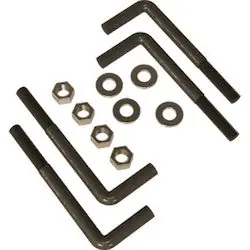 PEDESTAL PRO L-BOLT-500 L-Bolt Mounting Kit (for new construction) .500 diameter bolts