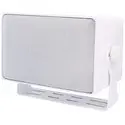 SPECO TECHNOLOGIES DMS3TSW Weather-resistant 3 Way Speakers with Transformer White