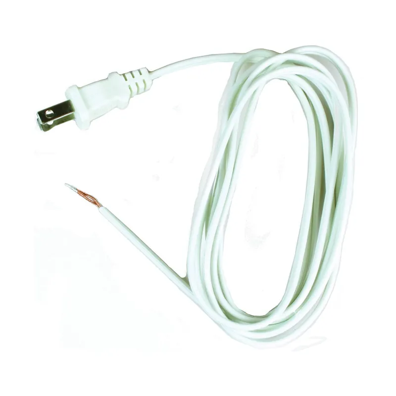 True Value TV258613 8' WHT Spt1 Lamp Cord
