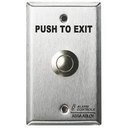 Alarm Controls TS-12 Push Button Vandal Resistant Request-to-Exit Station