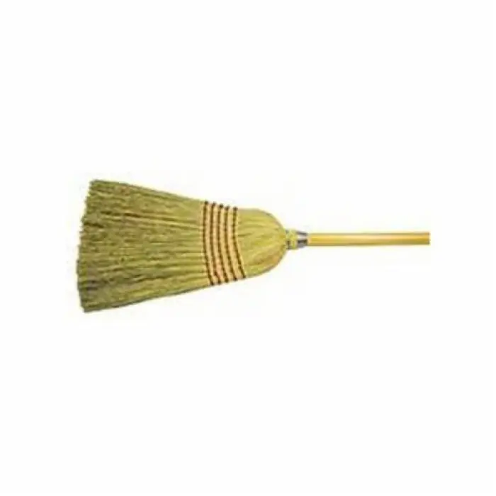 Weiler 70308 Janitorial Upright Broom Corn Fiber Bristle 17 in Trim