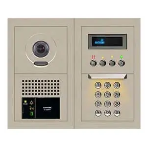 Aiphone GTV-DES202B GT Series 10-Key Video Entrance Panel Kit Zinc Die Cast 24V dc 2 x 2 Size