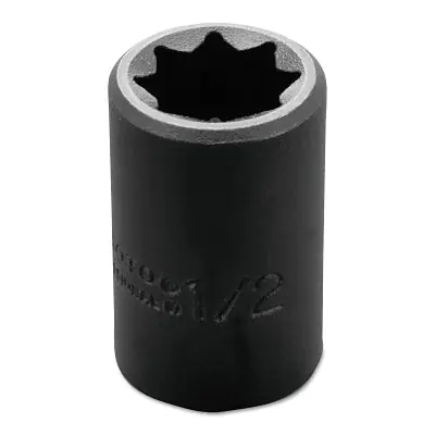 Proto Tools J7416S Impact Socket - 1/2 in Socket, 1/2 in Drive, 8 PT