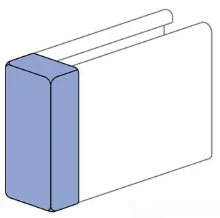 Unistrut P2860-50-VY Fitting (End Cap)