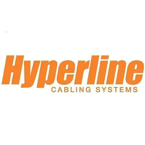 Hyperline KJNE-8P8C-C6-90-RD CAT6 Keystone Jack RJ45, 110 IDC, Red