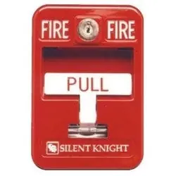 SILENT KNIGHT PS-SATK-WP Fire Alarm Signal Pull Station, 125 Volt AC, 30 Volt DC, 1 Ampere
