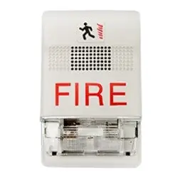 Kidde Commercial EG1F-CVM Chime Strobe Hi-lo MC White Fire