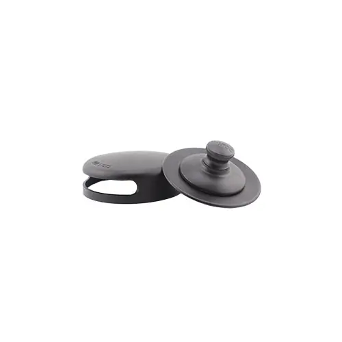 Watco 948700-PP-WI-G-3P Universal NuFit Innovator Stainless Steel Push Pull Drain Trim Kit with Grid Wrought Iron