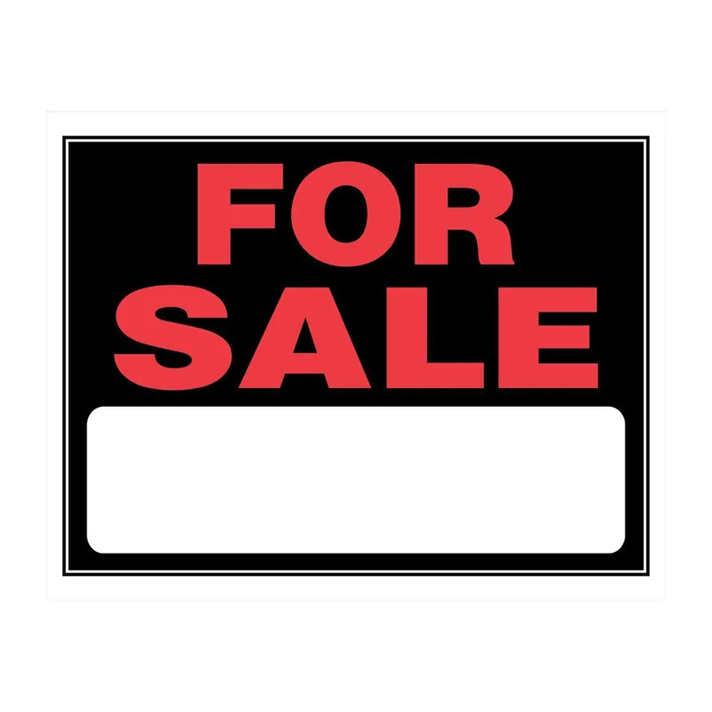 True Value TV101275 8x12 BLK/RED Sale Sign