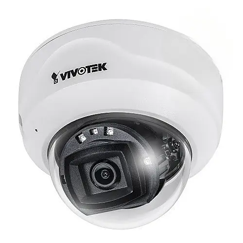 VIVOTEK FD839-EHV-1Y Vortex 5MP IP66 and IK10 Dome, 2.8mm Lens, with 1-year VSAAS License