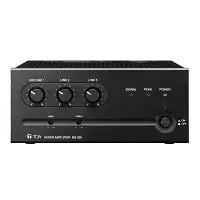 TOA BG-220 Mixer/Amplifier 20W Black