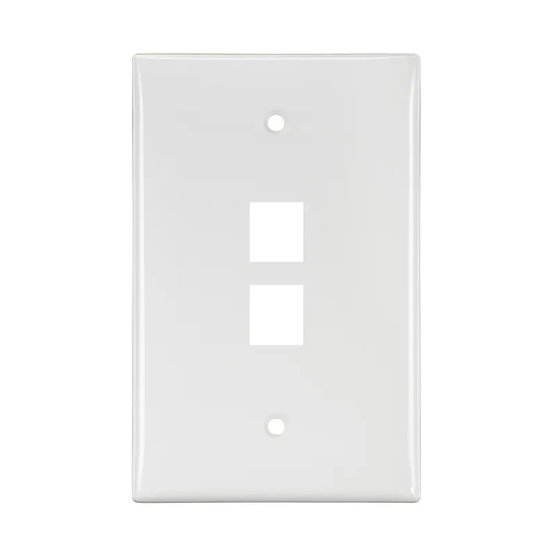 Leviton 41091-2WN Single Gang Faceplate