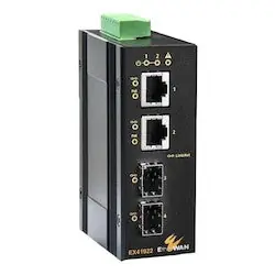 Etherwan EX41922-T Hardened Unmanaged Ethernet Switch 60W PoE 4 Ports