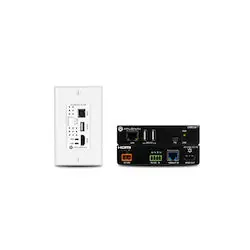Atlona AT-OME-EX-WP-KIT Omega 4K/UHD HDMI Over HDBaseT TX Wall Plate/RX With USB, Control And PoE