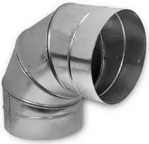 SOUTHWARK METAL SP901624 16'' 24GA STANDARD SPIRAL ELBOW