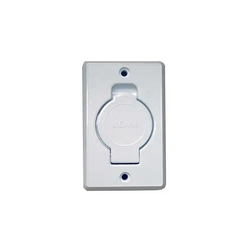 SMART 015230 Beam Central Vacuum Inlet Valve with Screws White