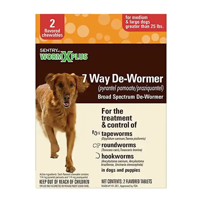 True Value 03931 2CT LG DOG WORMX PLUS