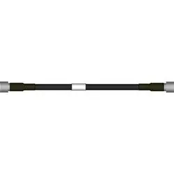 COMMSCOPE F1A-PNMQM-1M FSJ1-50A Sureflex Jumper With Interface Types N Male And QMA Male, 1M