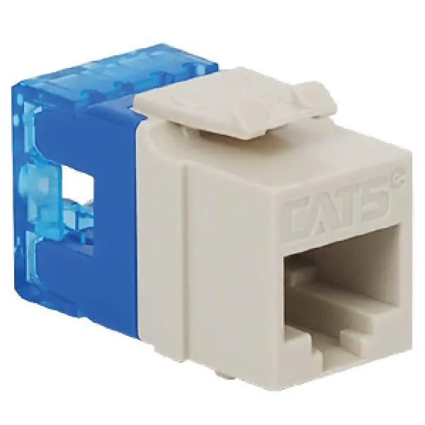 ICC IC1078F5WH CAT5e RJ45 Keystone Jack, HD Style, White