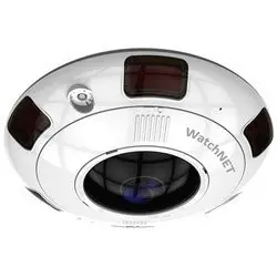 WATCHNET INC MPIX-60-360-FIR IR Camera, Panoramic, Dome, Ultra HD, DWDR, DNR, Day/Night, H.264/MJPEG, 3072 x 2048 Resolution, Fisheye 1.6 MM Lens, 24 Volt AC/12 Volt DC, PoE