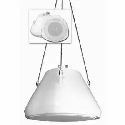 SPECO TECHNOLOGIES SP30PT 70/25 V/8 OHM Hanging Pendant Speaker